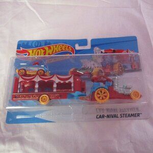 Hot Wheels Hauler Car-Nival Steamer with Pedal Car